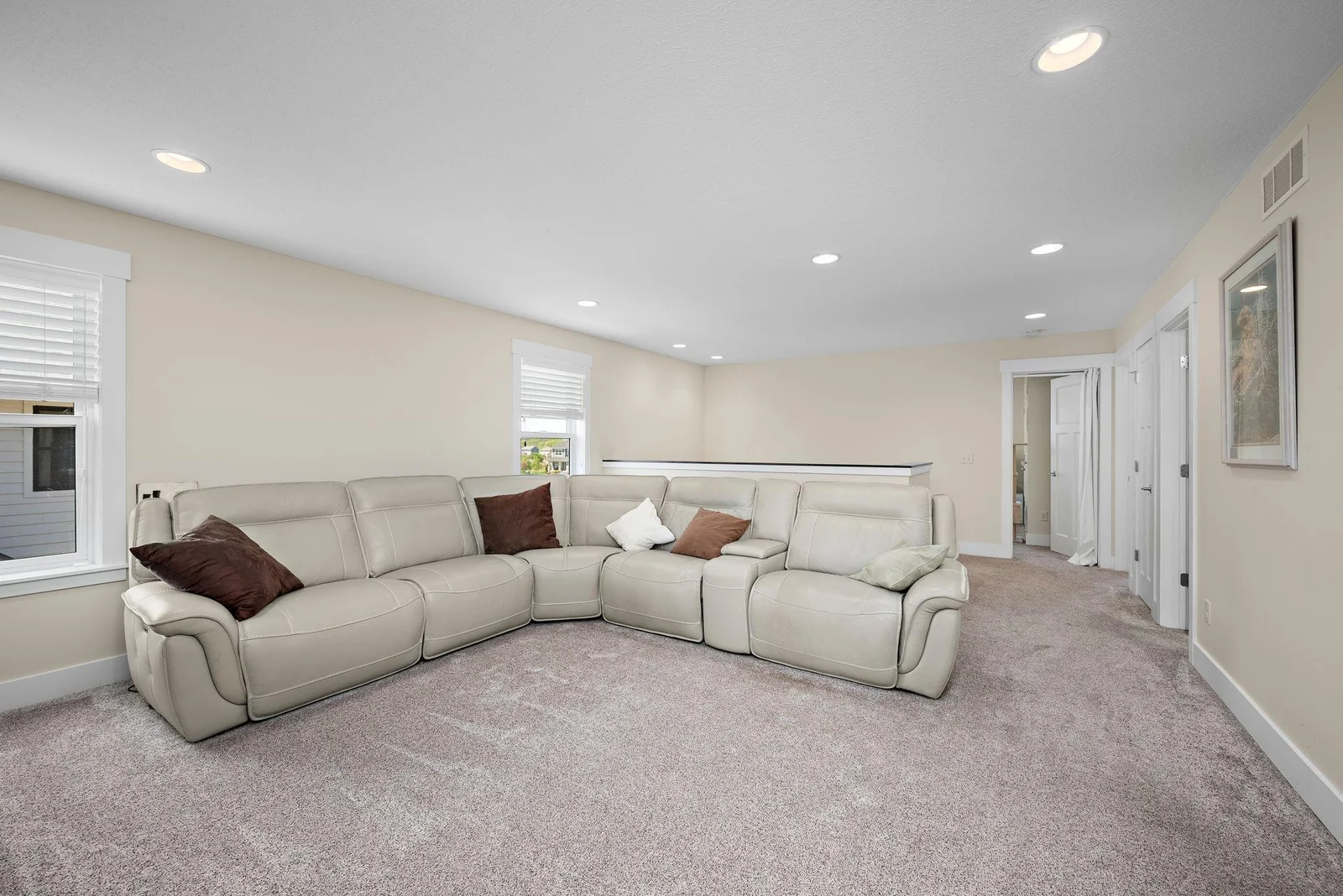 Upper level family room