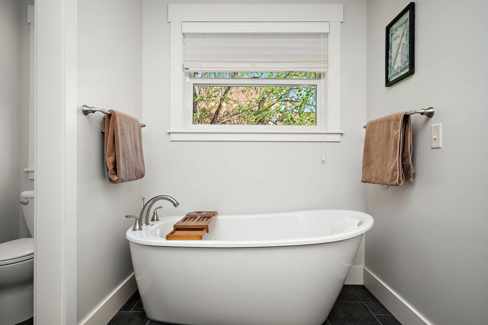 Full primary bath with separate tub