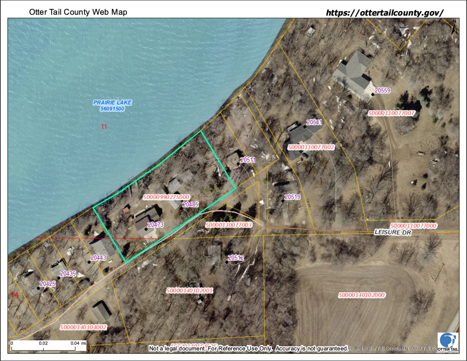 20473 Parcel Outline