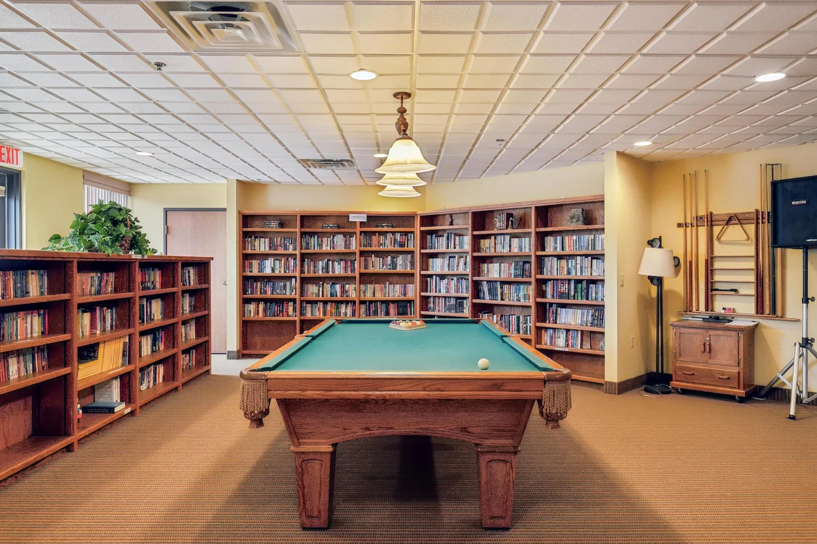 Free community game room