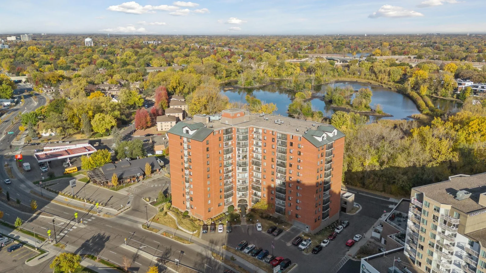 Richfield Lake across the street where you will enjoy many miles of walking and biking trails