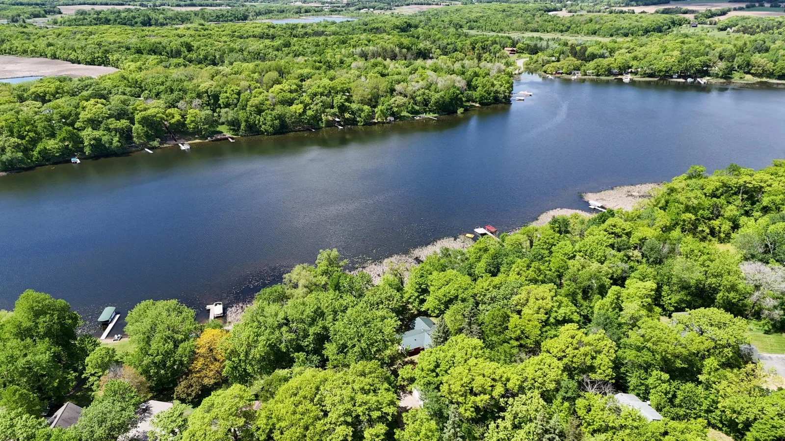 Long Lake connected to Crooked Lake