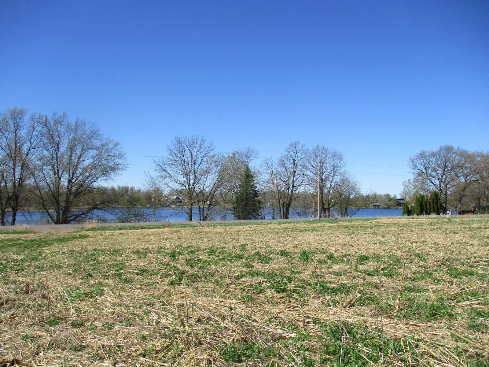 the front of the property.