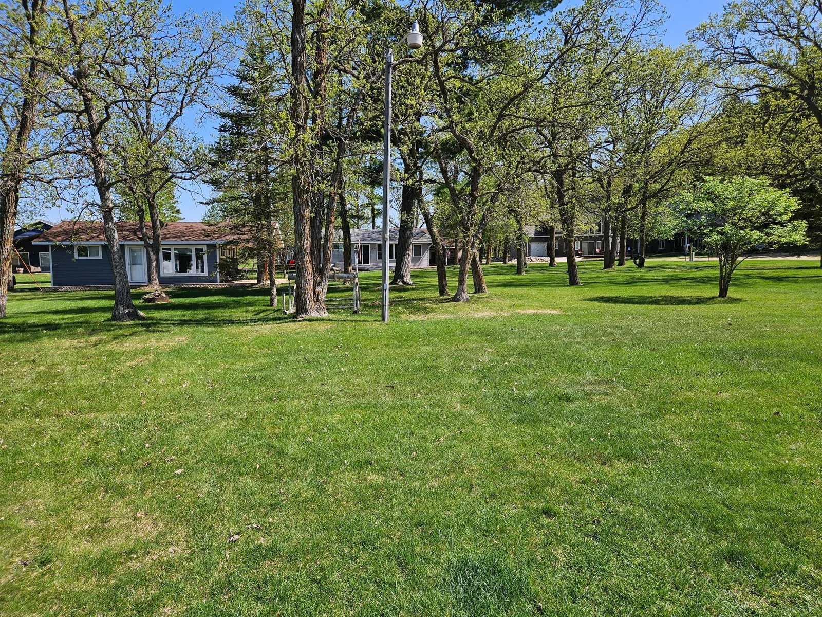Common Area with Cabin in Background