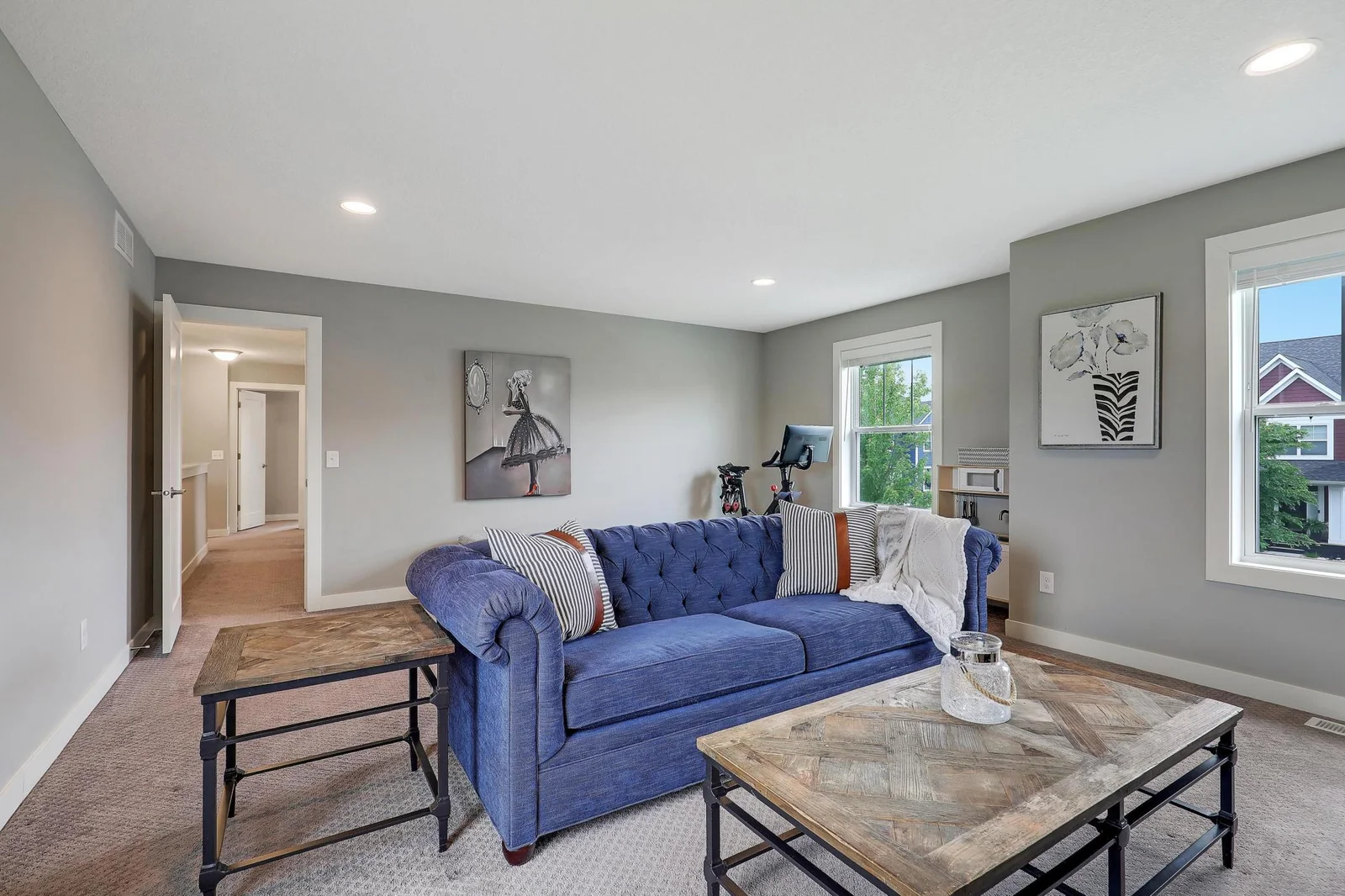 Great big bonus room upstairs