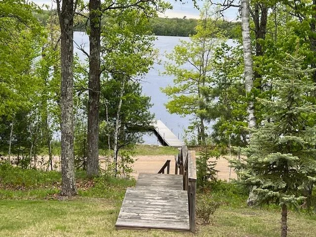 Stairs down to dock