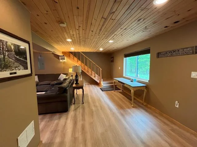 lower level family room