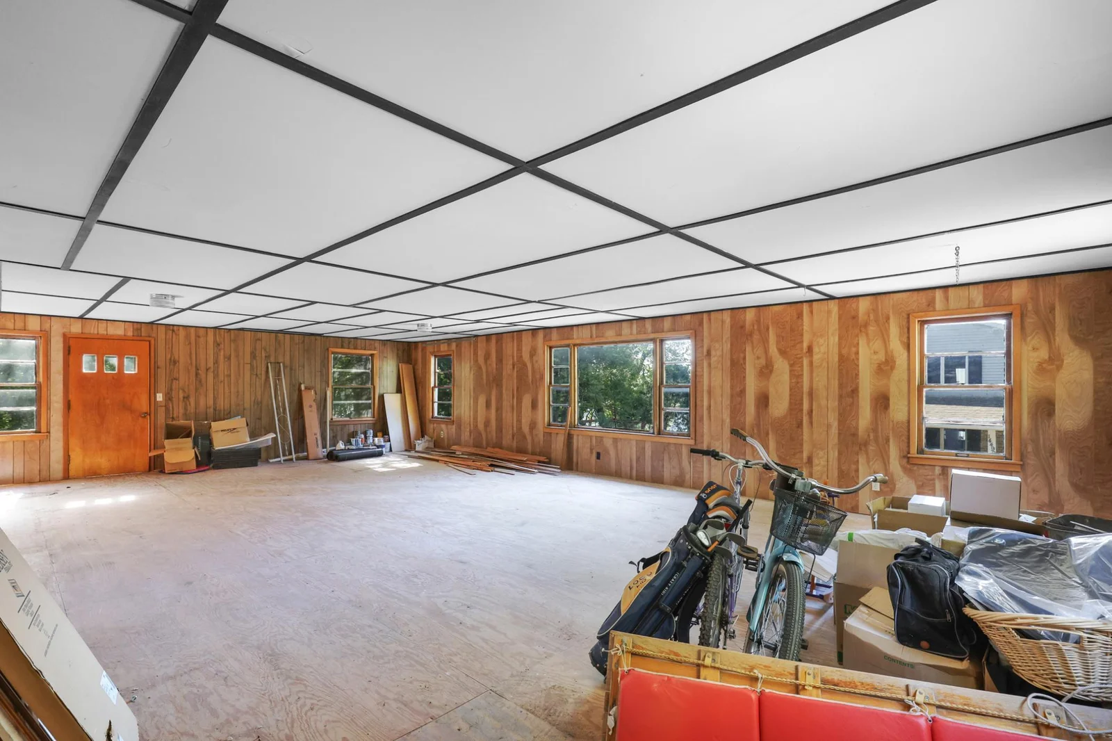 bonus space over detached garage