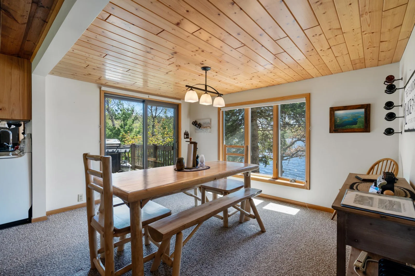 Dining Room to Sliding Patio Door to Deck