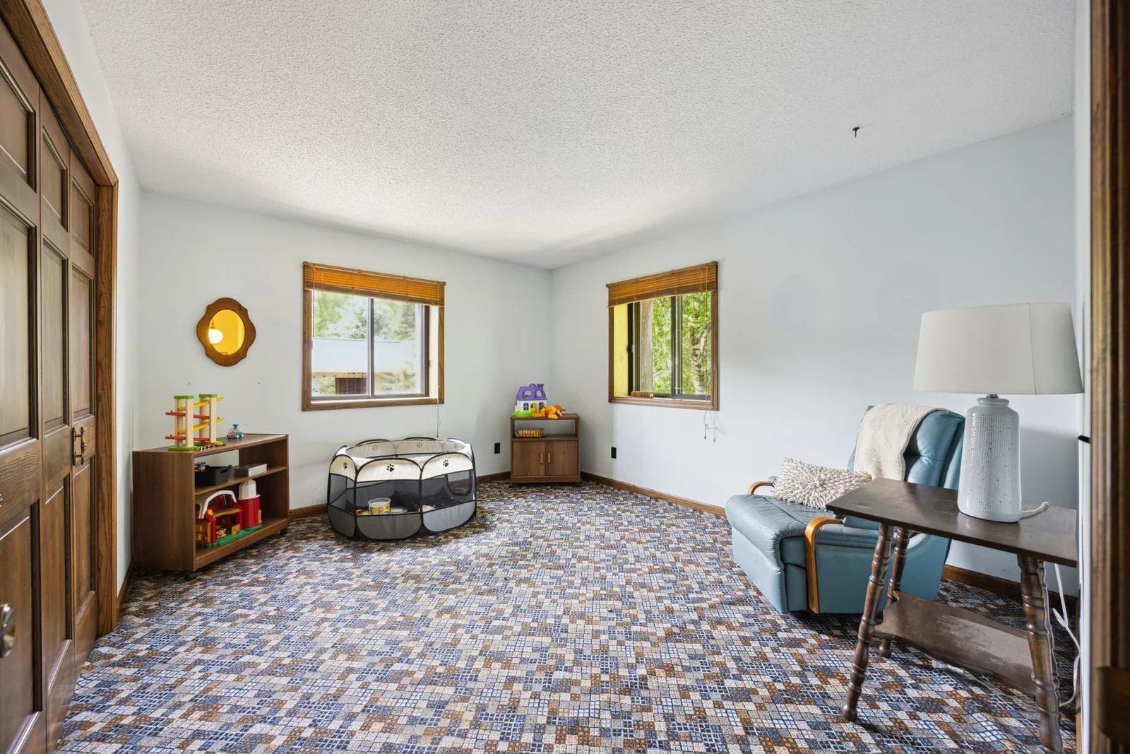 Fourth bedroom on the upper level.