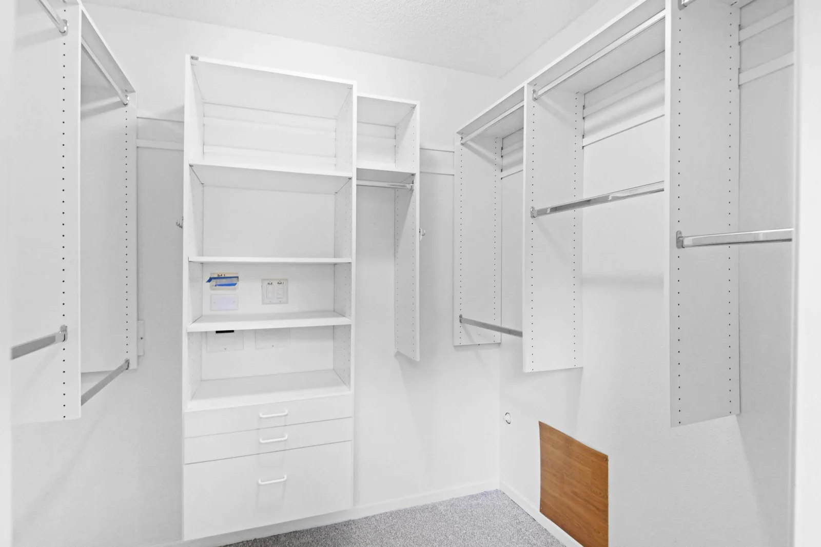 Custom walk in closet