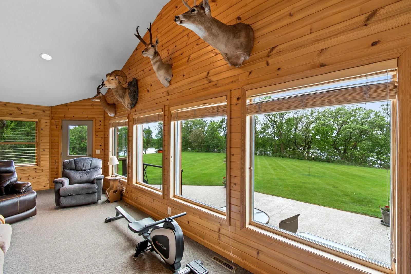 Porch overlooking Lake
