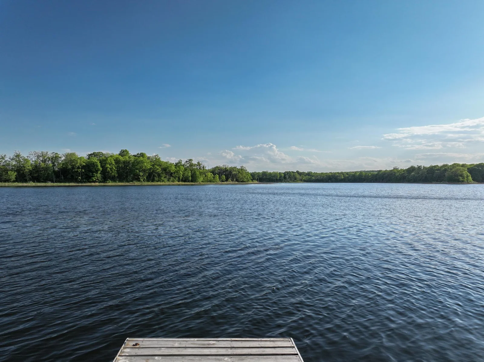 Sitting on Dock View