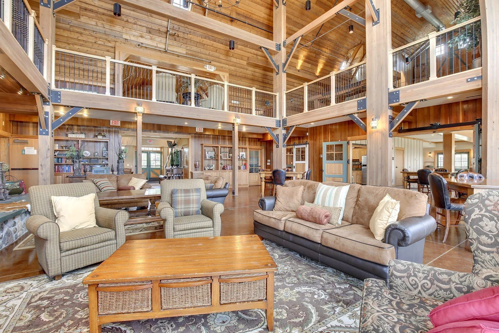 Spacious and stylish community room perfect for hosting private events.