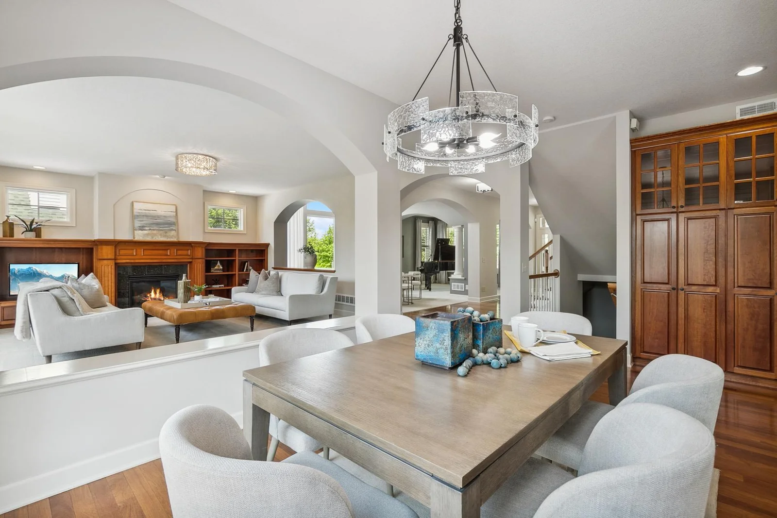 Charming café-style dining space—perfect for casual meals and morning coffee.