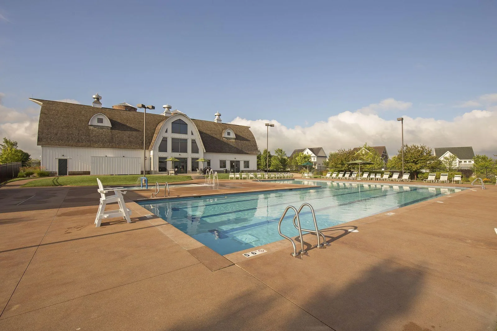 Resort-style community pool perfect for sunny summer days.