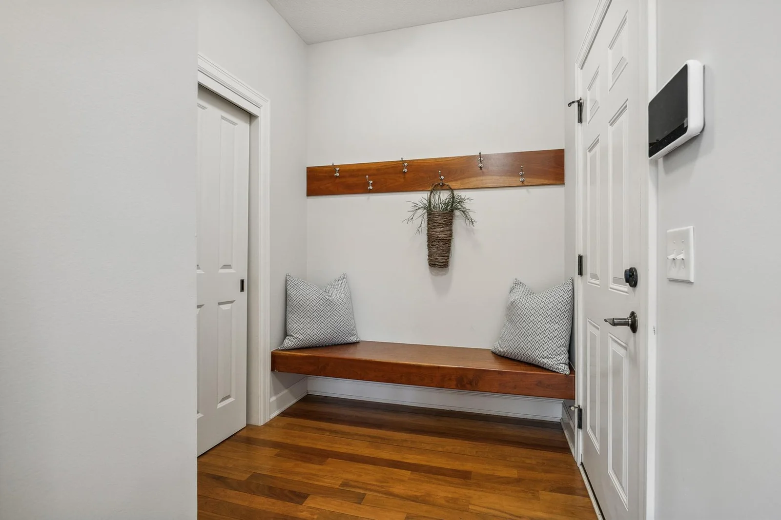 Spacious mudroom with built-in storage—perfect for keeping life organized and clutter-free.