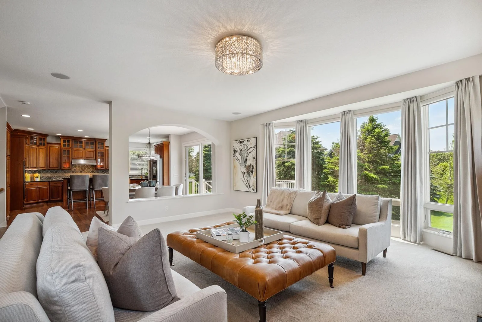Comfortable yet refined—ideal for quiet nights or entertaining friends.