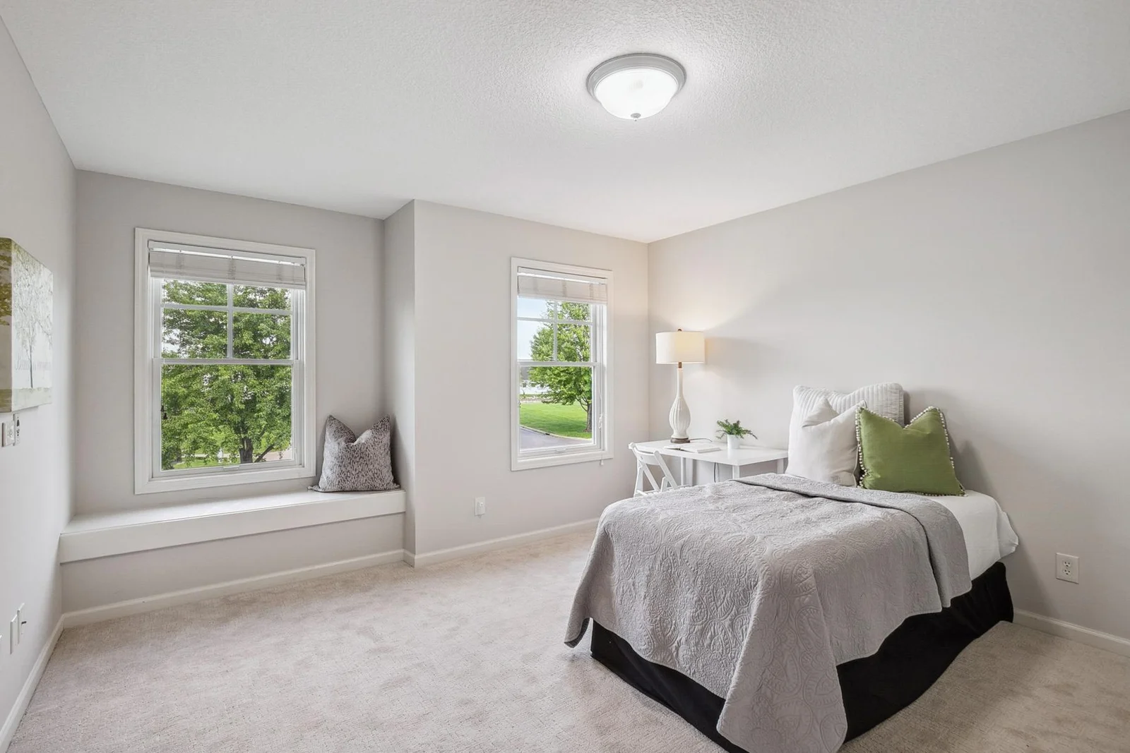 Thoughtfully designed bedrooms that balance personal space with shared amenities.