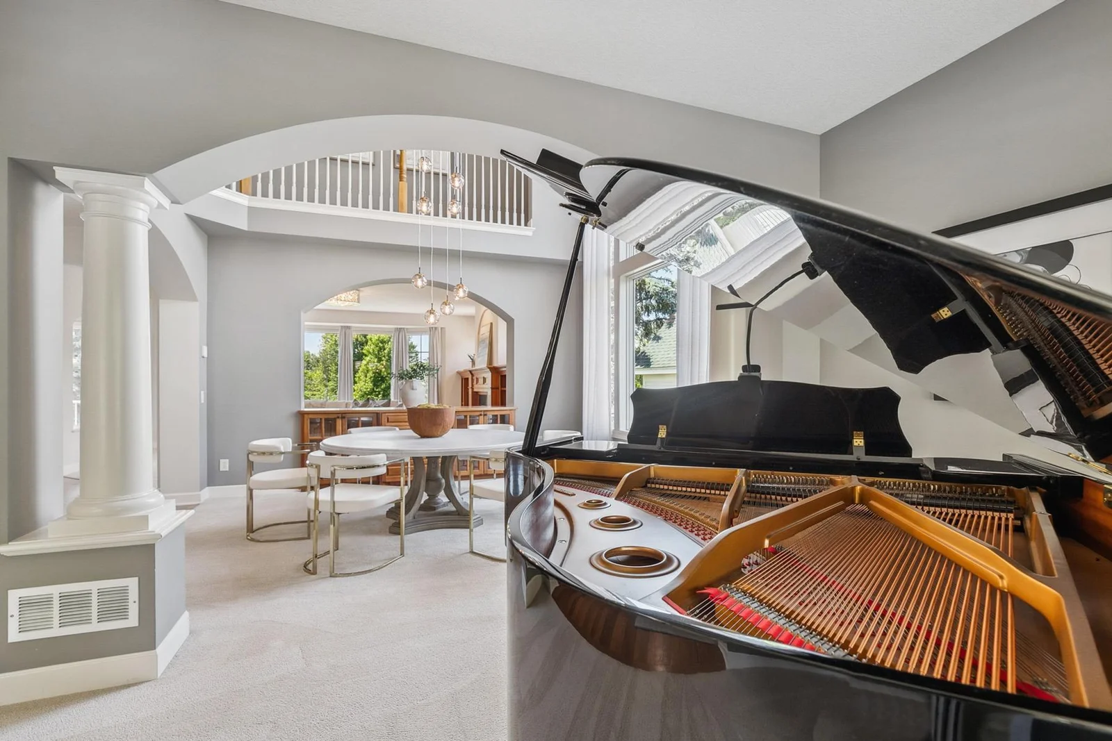 Welcoming sitting room just off the kitchen—perfect for morning coffee or evening gatherings.