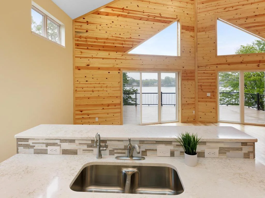 Kitchen sink windows.