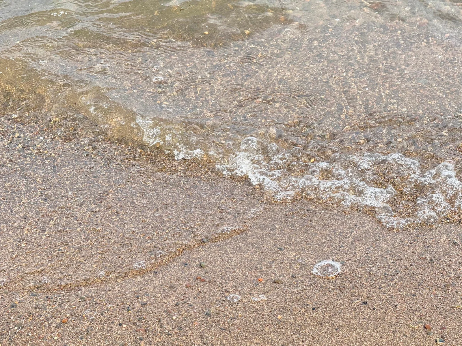 Another closer look at the sand beach and shoreline.