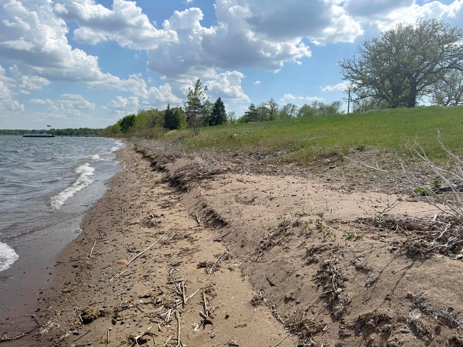 A shot of the beach included in the property's shoreline looking the other direction...