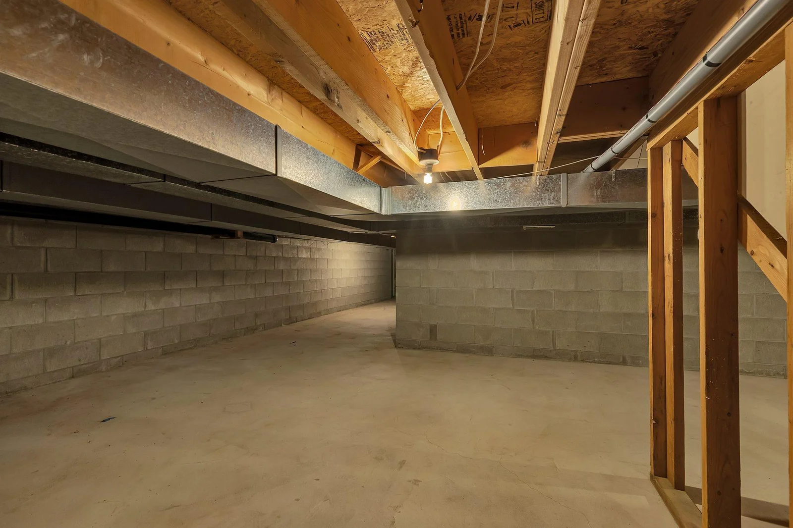 Storage room #2 - Looking for loads of storage? This crawl space is ginormous and connects to the  2 stall garage for additional access