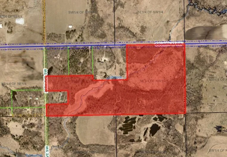 Aerial of the 57 Acres
