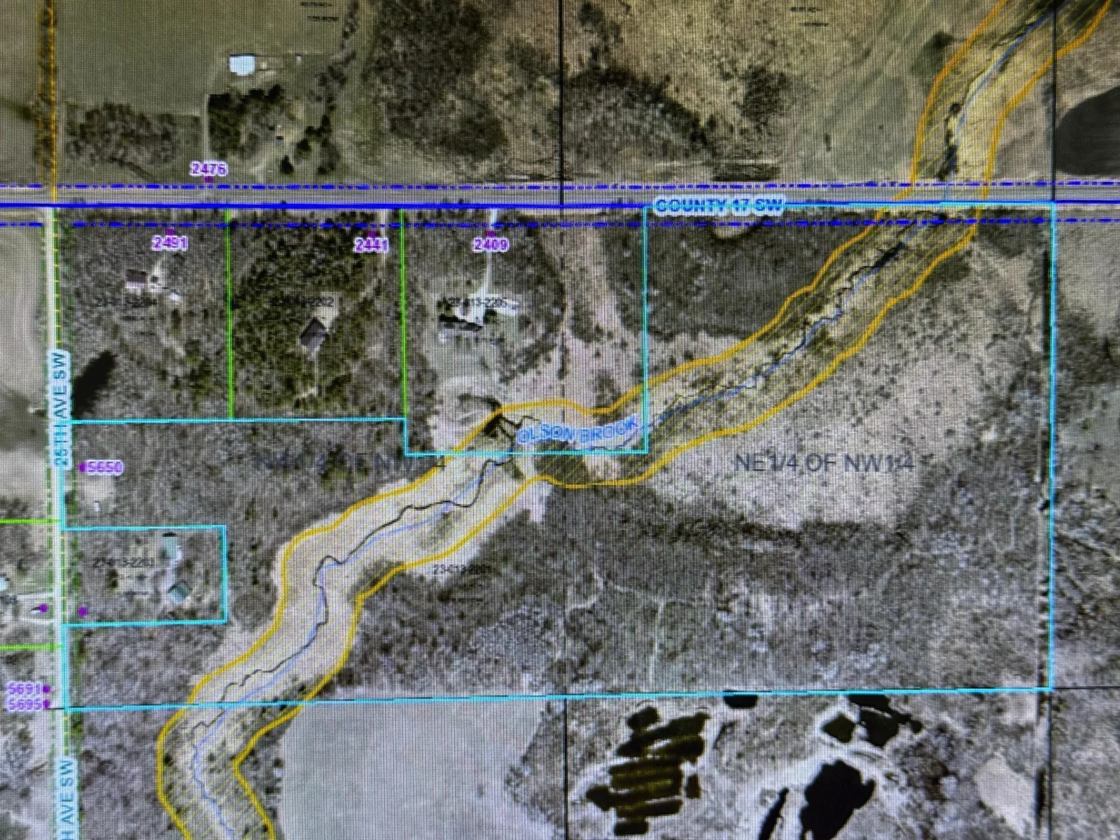 Olson Brook Map