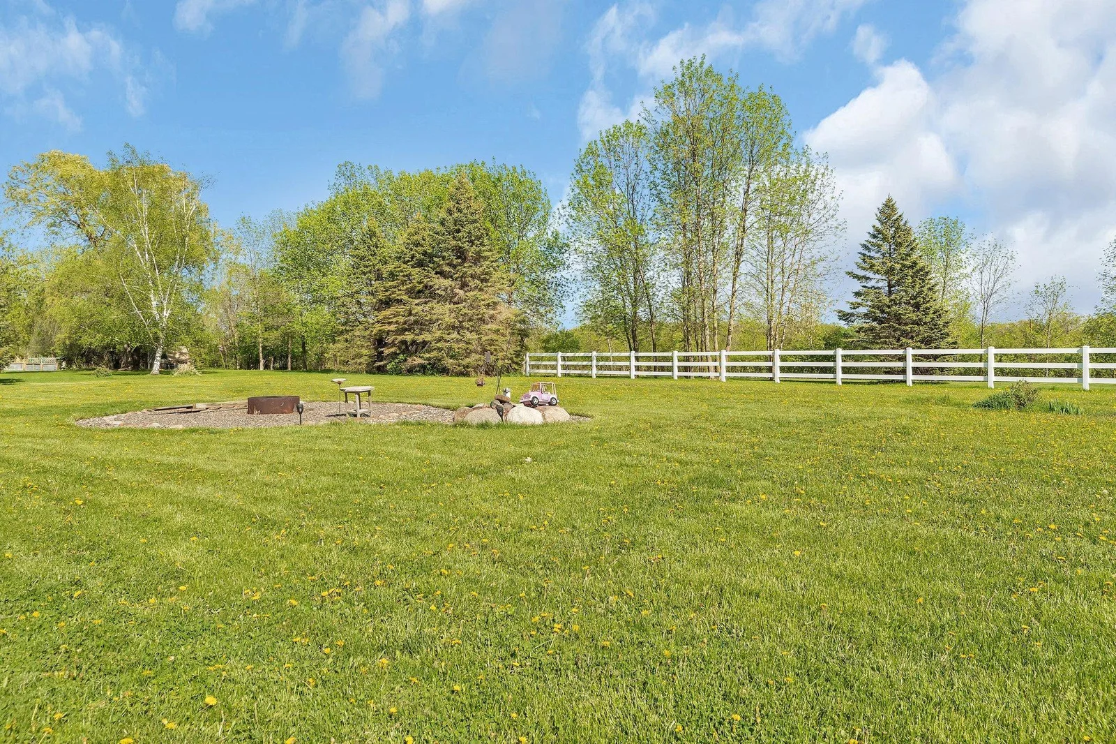 Rear Lot With Trees