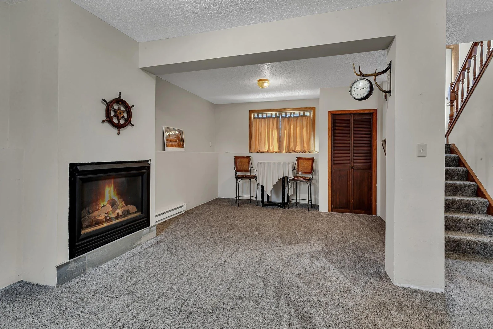 Lower Level Gas Fireplace