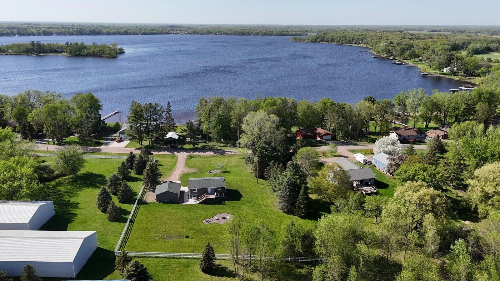 Lake View With Trees