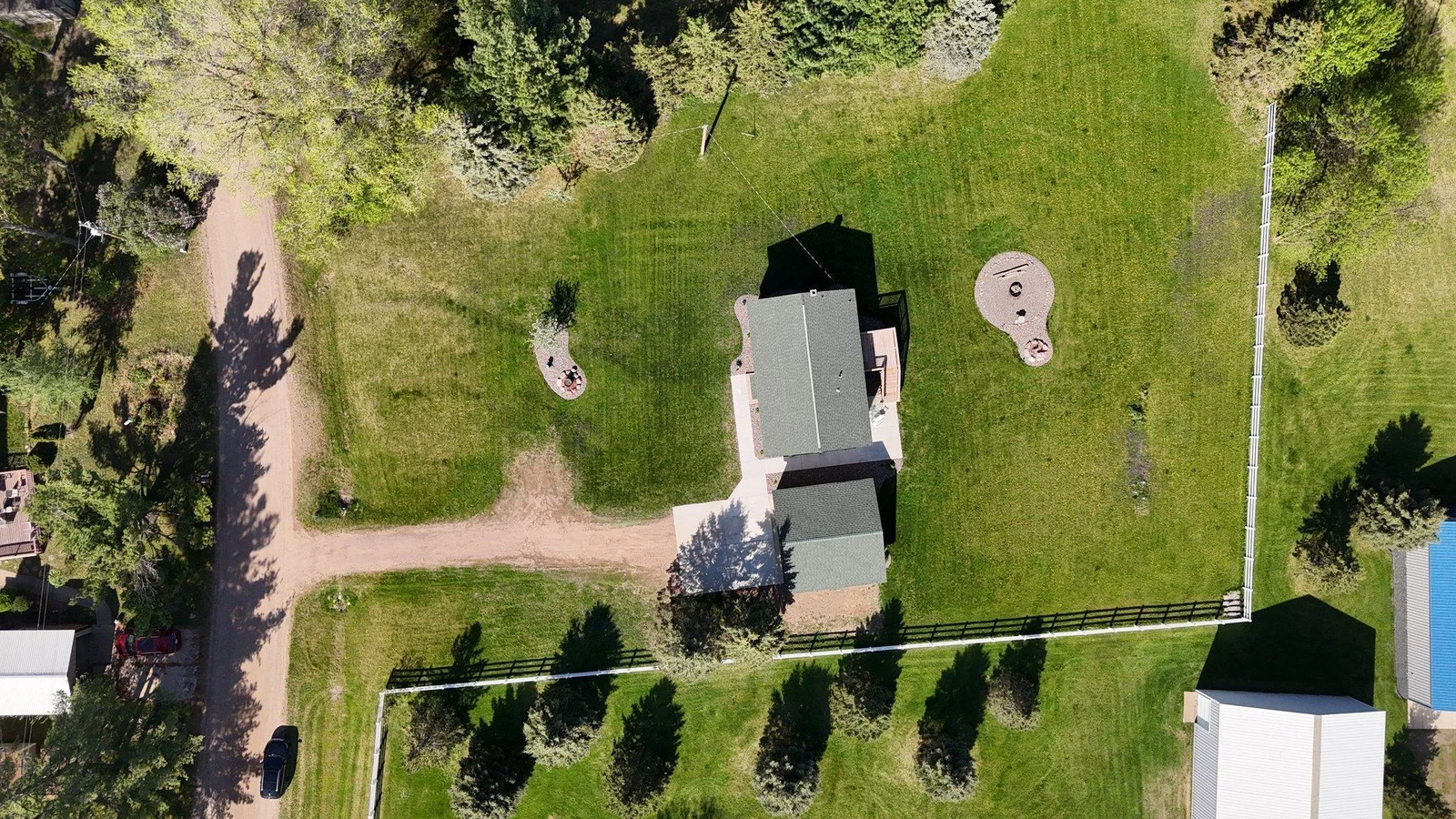 Drone Shot Of Lot