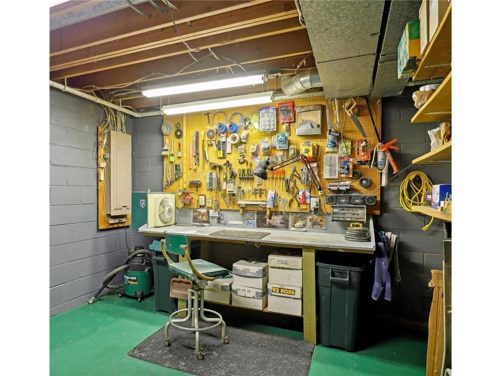 BEFORE lower level flex room