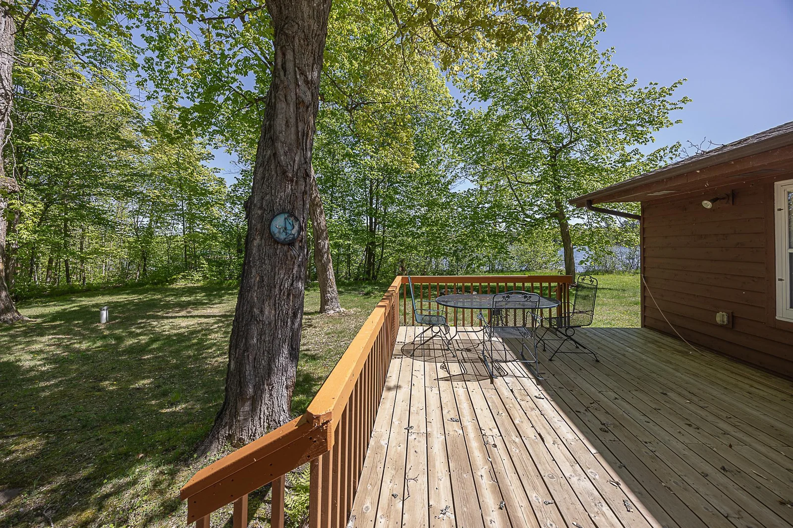 Spacious deck.