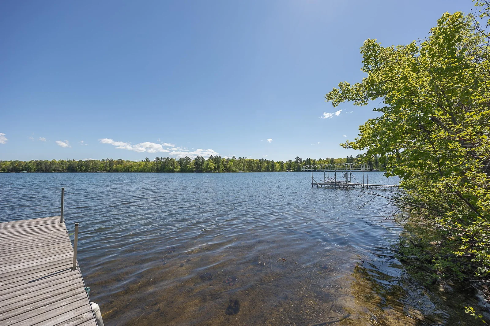 Beautiful lake views.