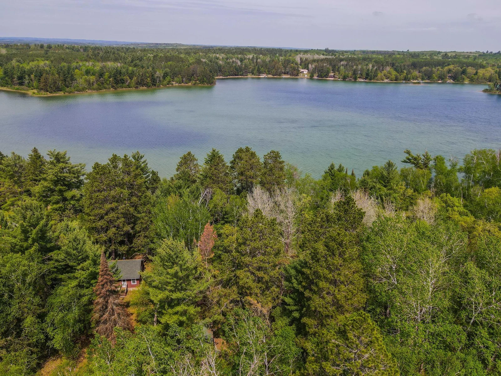 Cabin and Lake view