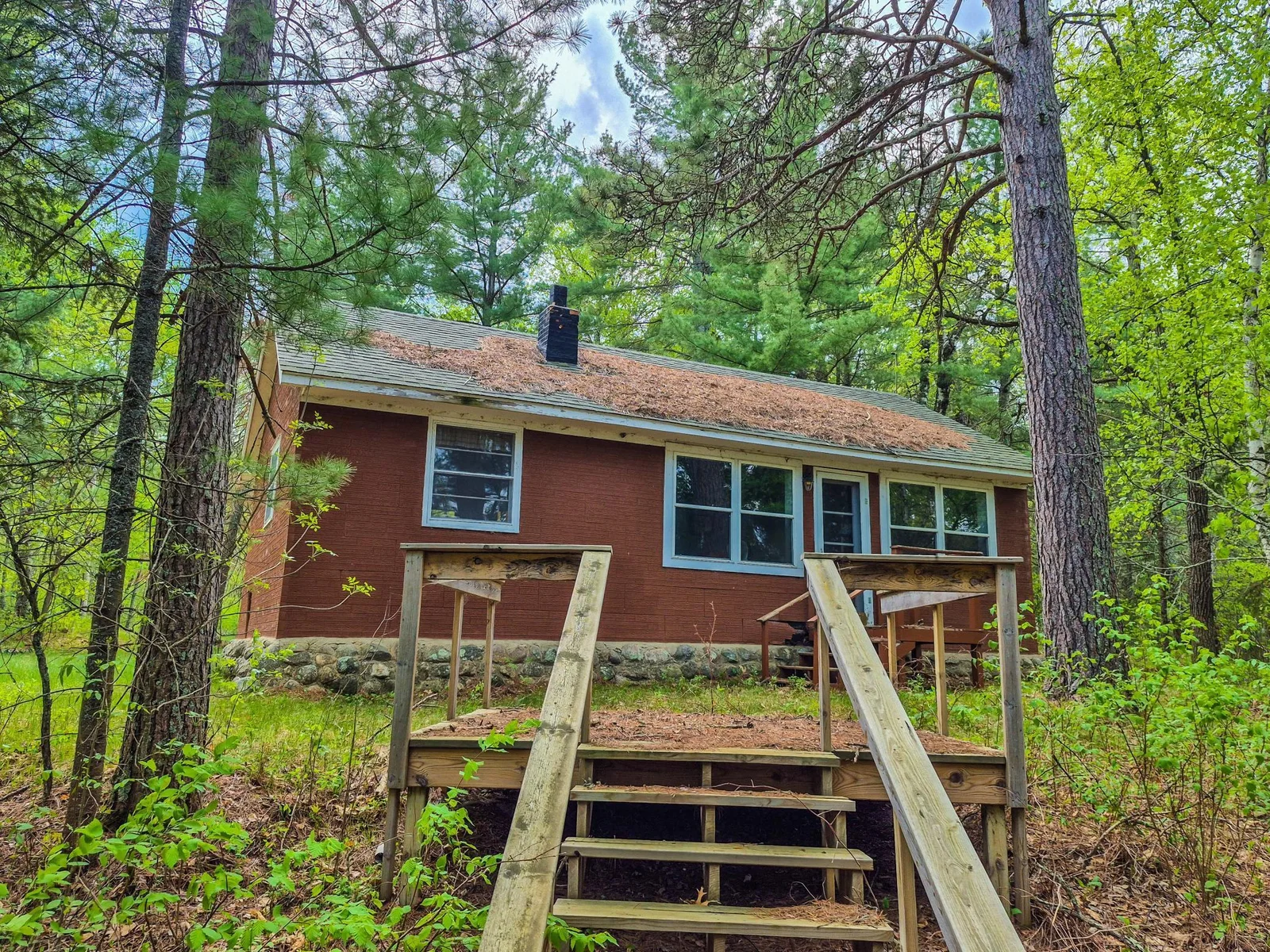 Cabin From Steps