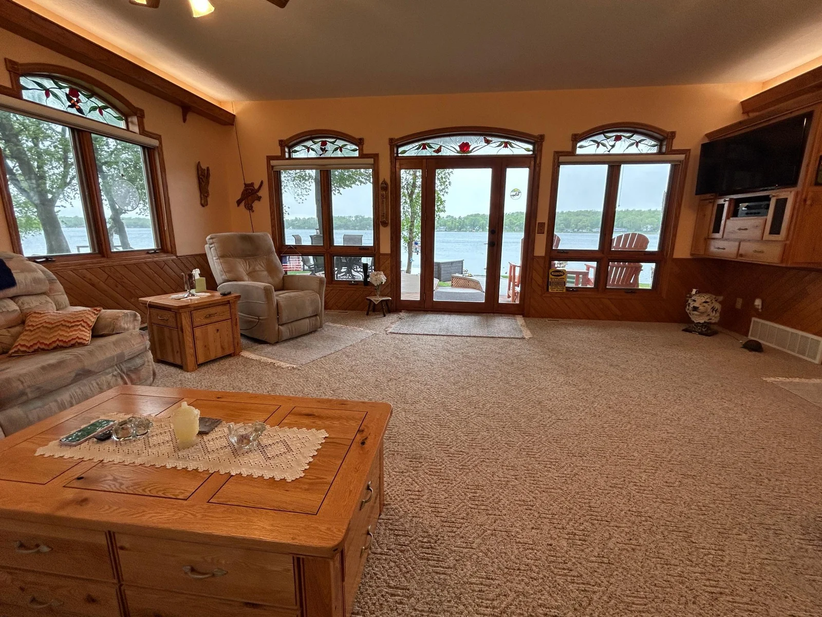 Patio Door To Lake Side Decks.JPG