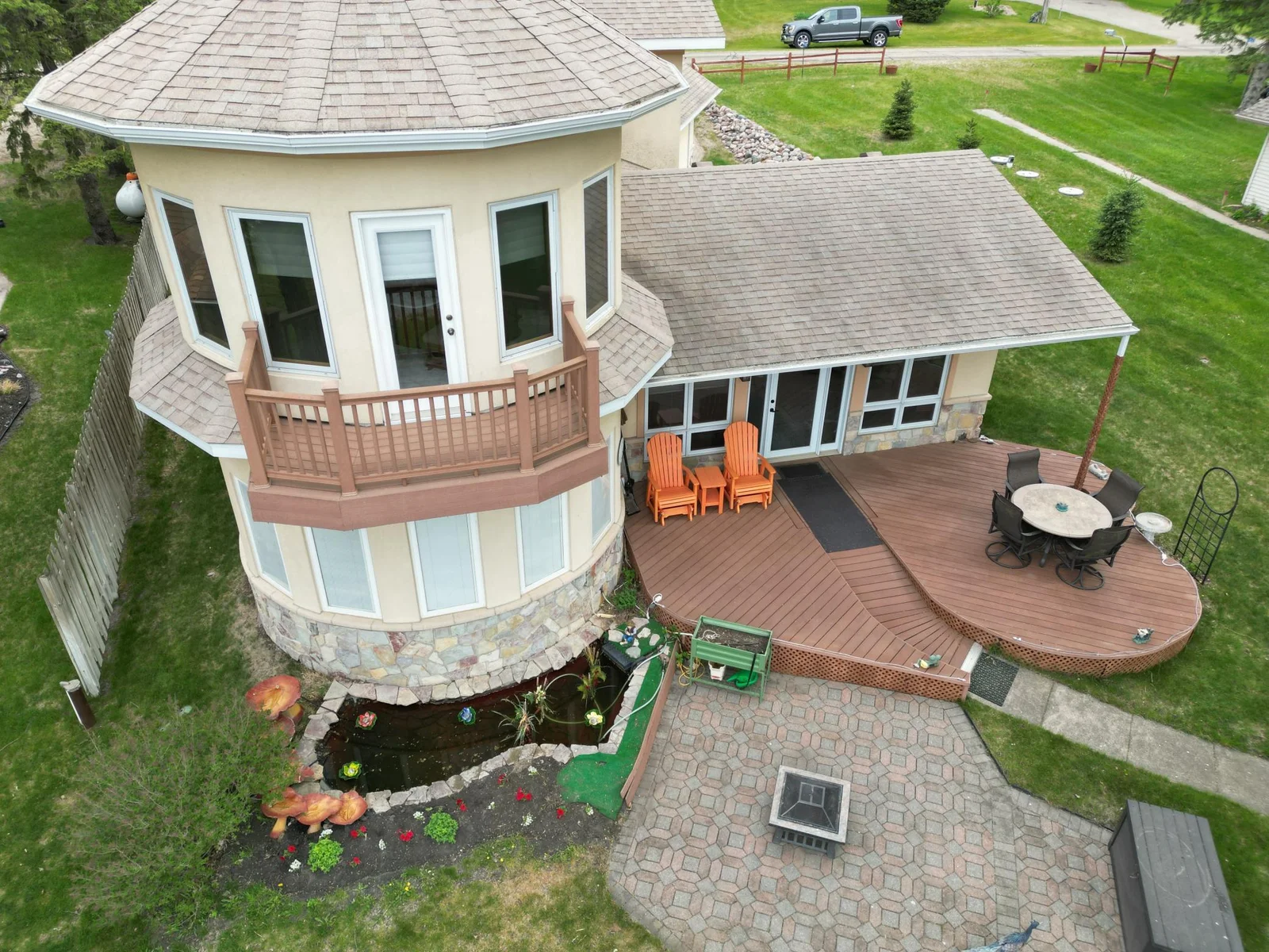 Master Bedroom Deck and Two Lower Decks.JPG