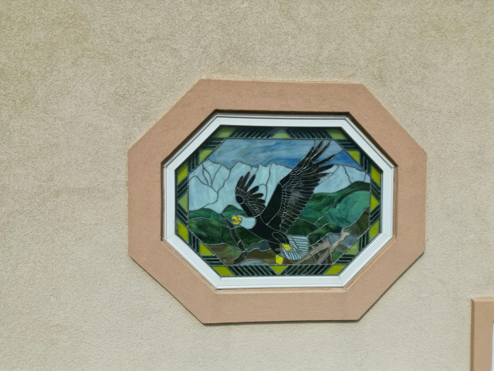Stained Glass Window On East Side.JPG