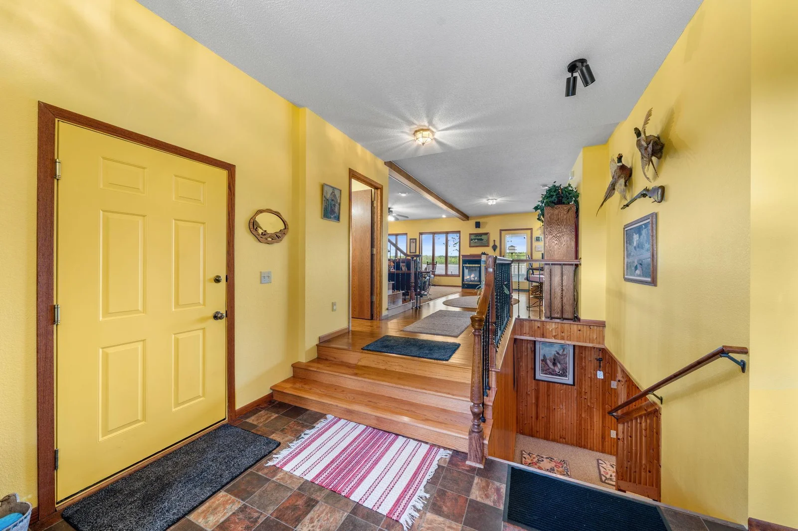 Downstairs to the Family Room