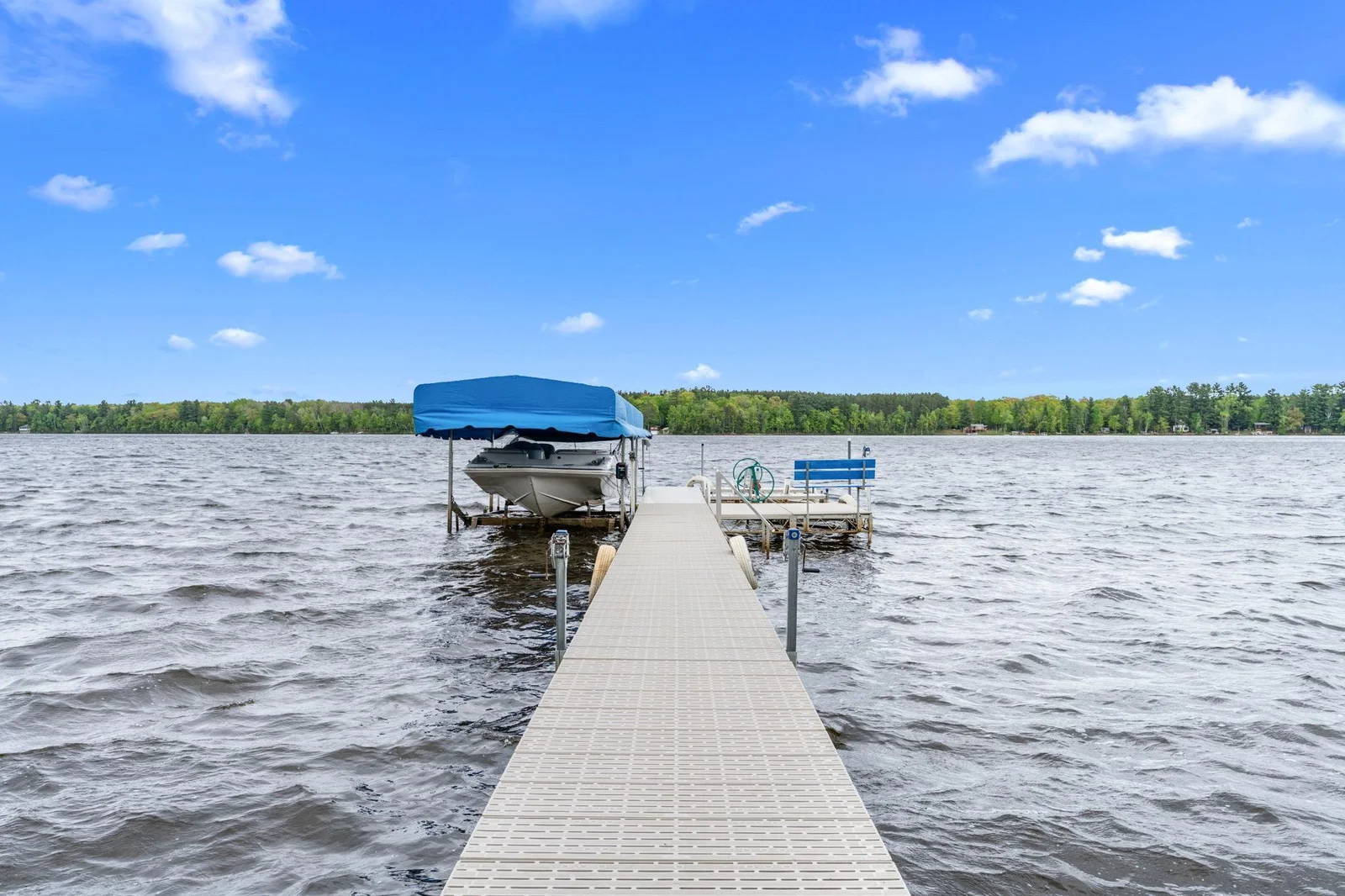 Dock and Boatlift are included with sale