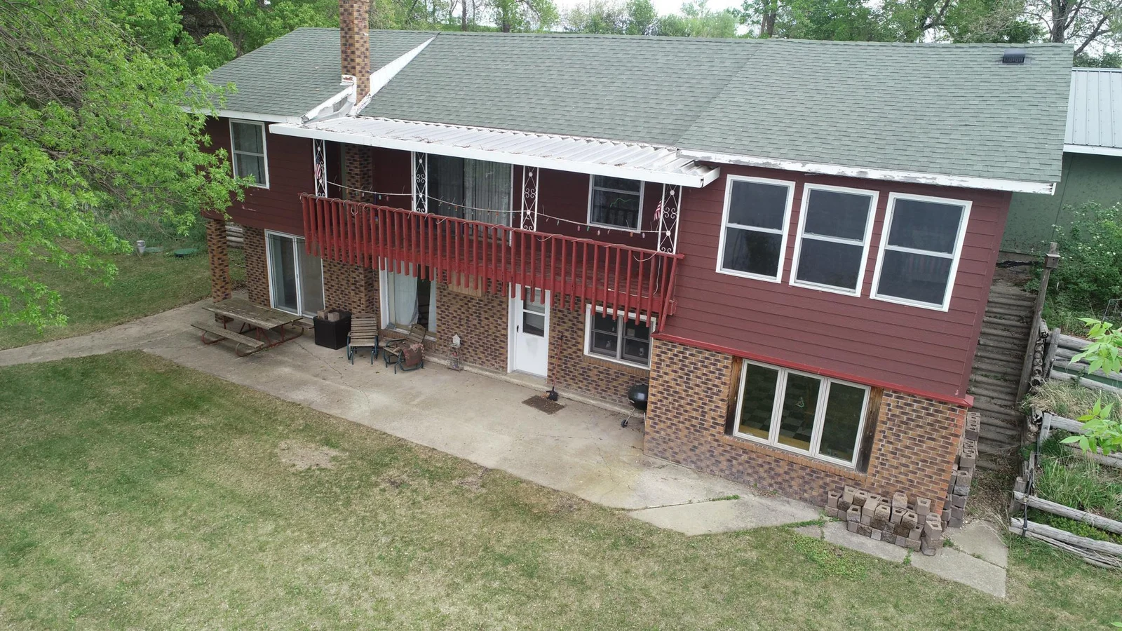 Patio and deck