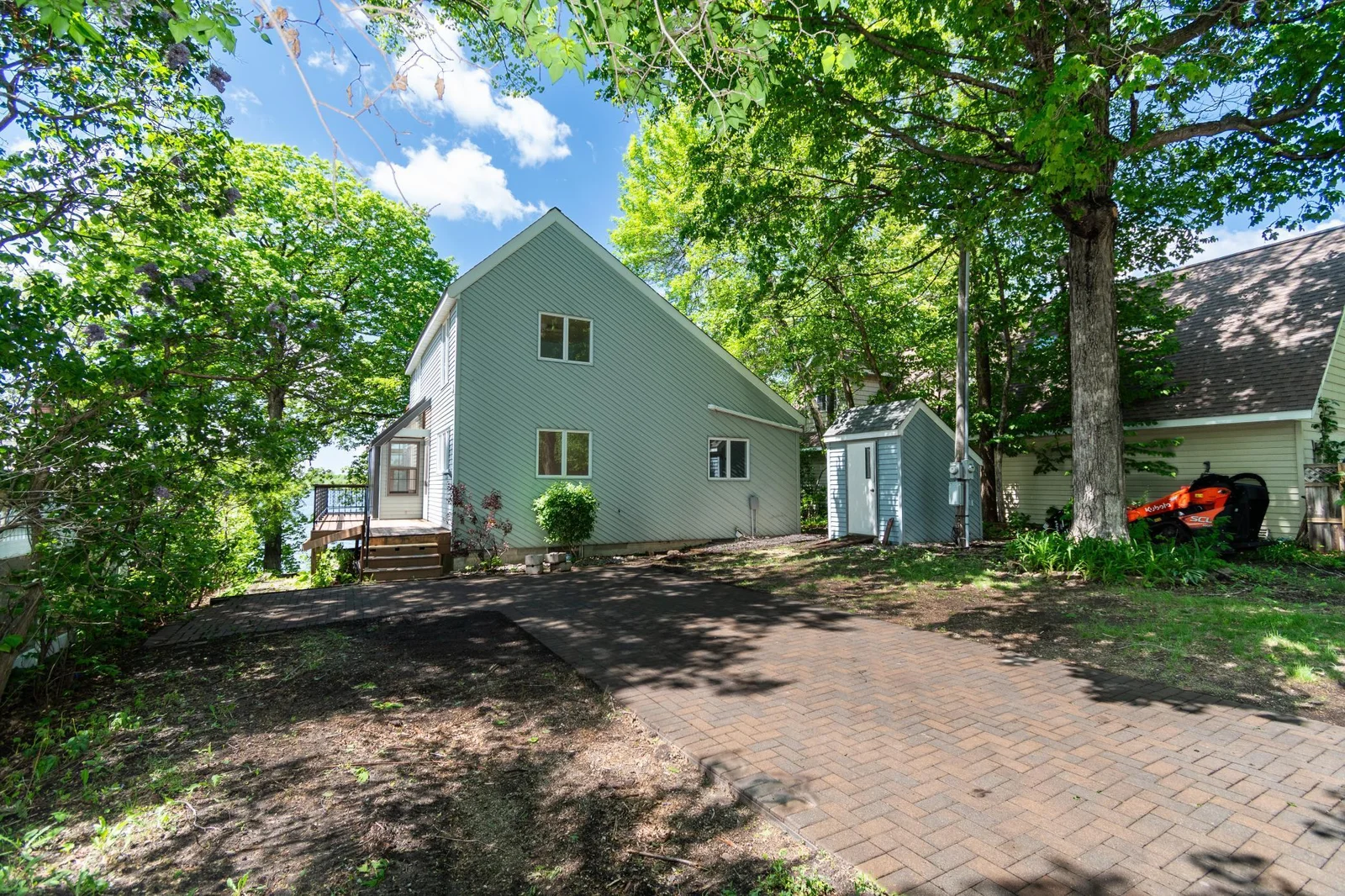 Paver Driveway to House