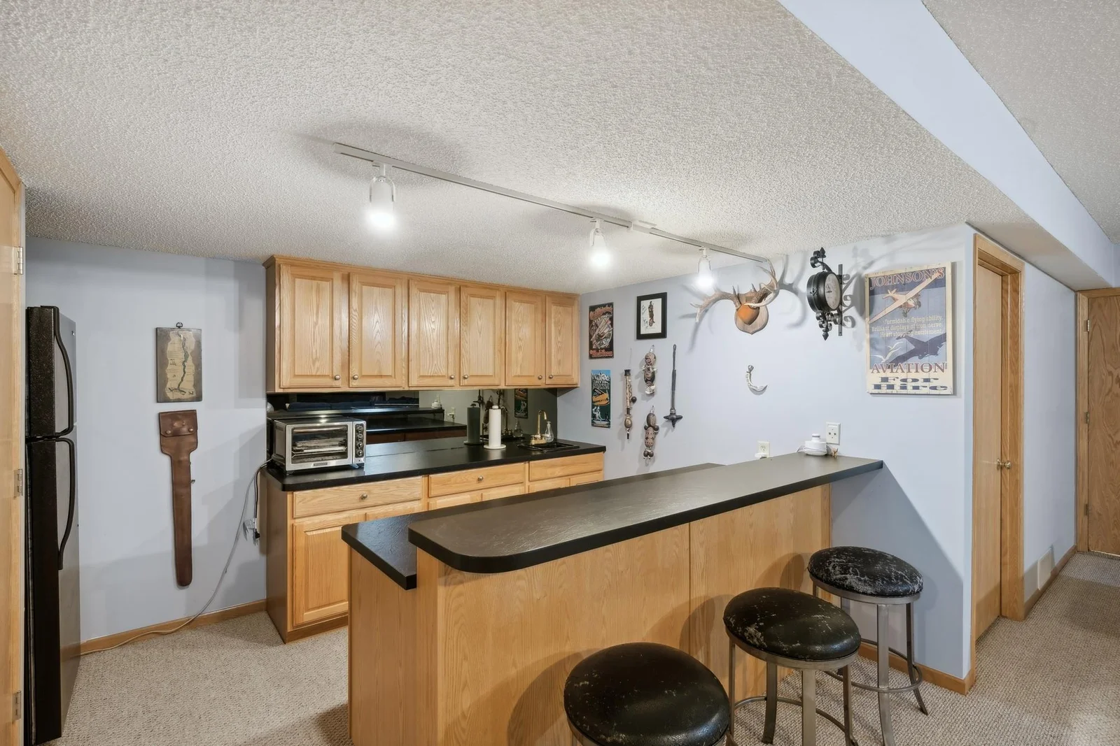 lower-level wet bar