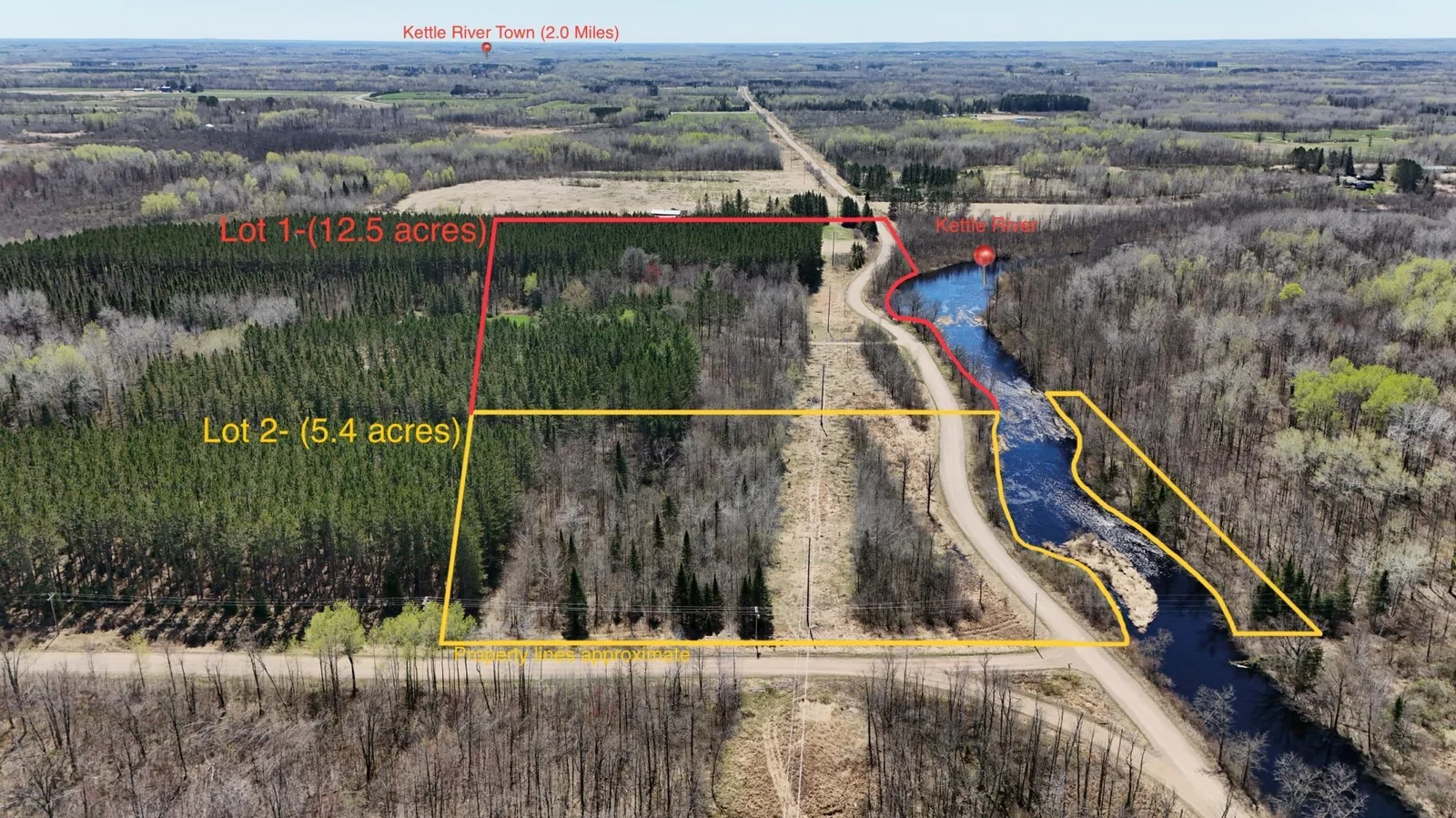 Newly divided 5.4 acre property