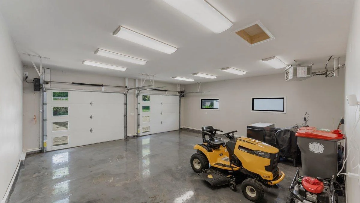 Finished Heated Garage