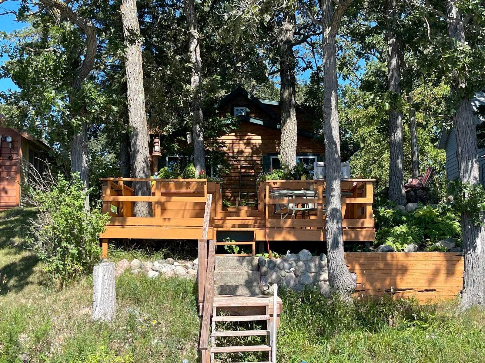 Lake Side View of Home